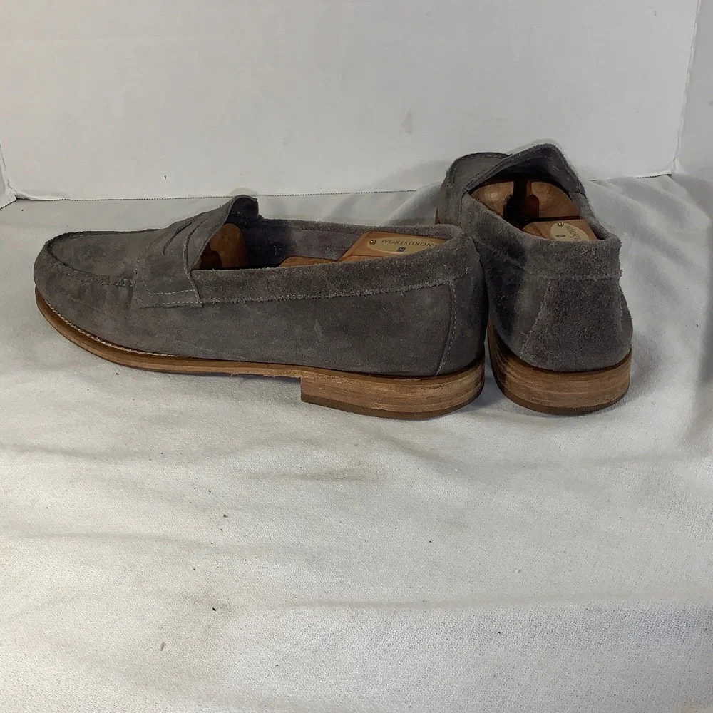 G.H. Bass & Co. Men’s “Weejuns” Gray Suede Penny Loafers